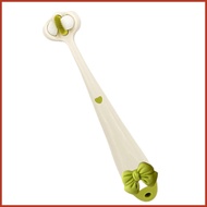 Three Bristle Toothbrush Kids Bowtie Design Triple-Angle Toothbrush Elastic Brush Heads High Efficie