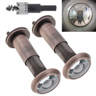 200 Degree Oil Rubbed Bronze 16mm Peep Holes for 1.57inch to 2.56inch Doors Thickness with Heavy Dut