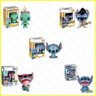 ST3 FUNKO POP Stitch Action Figure Music Elvis Model Dolls Toys For Kids Car Ornament Collection TS3