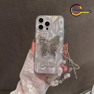 GC176 SOFTCASE CASE 3D QUEEN BUTTERFLY FOR iphone 7 7+ 8 8+ X XS XR 11 12 13 14 15 PRO PROMAX PEARL 