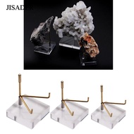 [JISADER] Acrylic Display Holder Plastic Display Easel Stands for Rock Mineral Agate Small Collectib