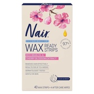 Nair Sensitive Large Wax Strips 40 pack Legs & Body