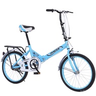 🚓Wholesale Supply20Inch Folding Bicycle Lady's Bicycle Adult Bicycle Student Bike Gift Car Big Children Bicycle