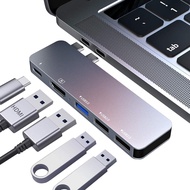 Penyesuai USB C RayCue untuk MacBook Pro/Air, Penyesuai MacBook HDMI, MacBook Air M1 USB Multiport U