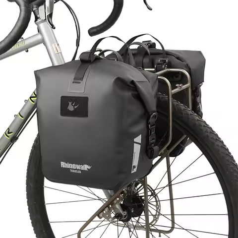 Rhinowalk 2025 New Series, Bike Travel Rack Bag,S/M/L/XL,6L,12L,20L,25L,Quick-release Upgraded Bike 