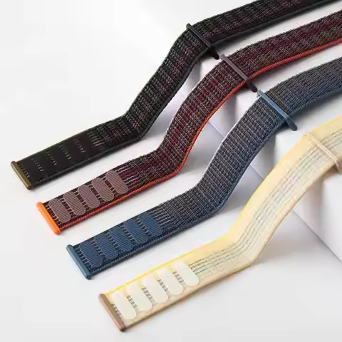 Nylon loop Strap For Apple Watch Band Ultra-2 49mm 44mm 40mm 45mm 41mm Sport pride Bracelet iwatch b