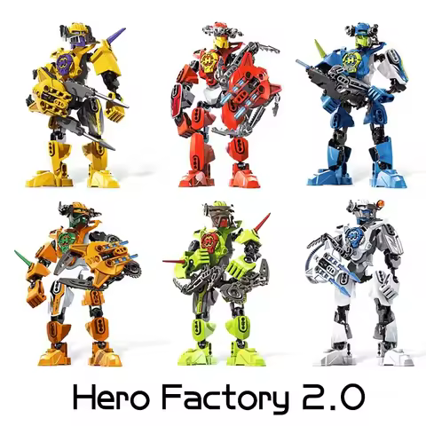 2025 New Hero Factory Star Warrior Bionicle Building Blocks Furno Evo Robot Warrior 2.0 Assembly Blo