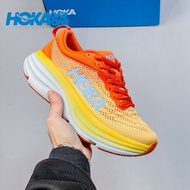 Hoka One One Bondi8 Male Shoes Hoka Leisure Stylehoka Mesh Upper Design Go To School Running Shoes