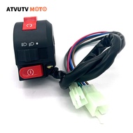 Multifunction Kill HeadLight Electric Start Switch For 50cc 70cc 90cc 110cc 125cc 150cc Taotao ATV Q