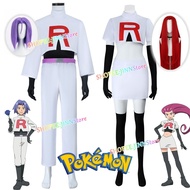 -JINN-JESSIE JAMES Cosplay Costume Wig Suit Anime POKEMON Team Rocket Cosplay Costume Anime Party Cl