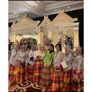 TENUNCORAKLAKBAK GEGA AND bugis KADEI songket