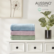 Aussino 100% Cotton Leno Weave Thermal Blanket