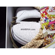 【 AMBRAI.com 】村上隆 聯名 VAULT BY VANS X TAKASHI MURAKAMI Slip - On LX 白銀色 滿版 小花 懶人鞋