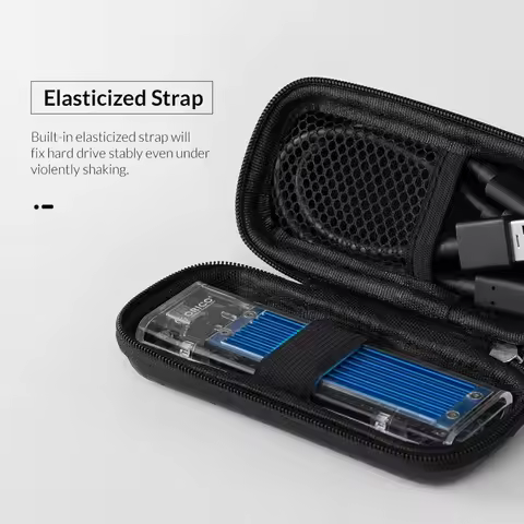ORICO Storage Bag Zipper SSD Case Portable Shockproof External Hard Drive Pouch