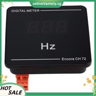 AC50-500V 10-99.9Hz Digital Frequency Meter Cymometer 0.56in LED Display Hz Counter Tester