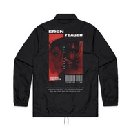 Eren Yaeger COACH Jacket "Founding Titan | Attack On Titan Coach Jacket