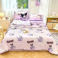 Cadar SANRIO KUROMI Bedsheet Queen King 7in1 & Comforter 2000 TC Anime
