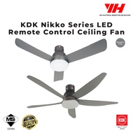 KDK Nikko Junior LED Remote Control Ceiling Fan (K12UX-48",K15UW-60") || Kipas