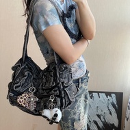 bag for woman bag 3 crooked angel kiss original niche y2k hot girl subculture waste large capacity c