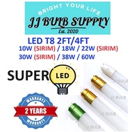 [SIRIM] LED T8 Tube Lampu Kalimantang 10W-60W Casing Fitting 2ft 4ft Tube Single 2feet 4feet Terang 