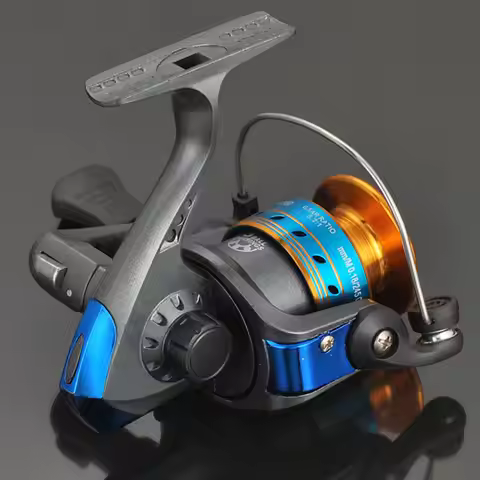 1000 Series 8 color 3BB 5.1:1 Spinning Fishing Reel with Spool Wire Cup Automatic Folding for Sea Fi