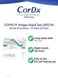  Coretests COVID-19 ART Kit (Antigen Rapid Test) (Exp: 2025)