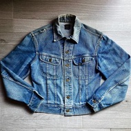 1970s Lee 101-J  Faded Denim Jacket  Made in USA Size 36 regular