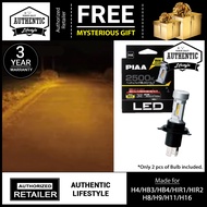 PIAA 4TH GEN Ultra Compact 2500K LED Bulb for H4/HB3/HB4/HIR1/HIR2/H8/H9/H11/H16