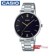CASIO Standard นาฬิกาข้อมือผู้หญิง สายสแตนเลส รุ่น LTP-VT01D