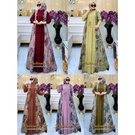 Raihana Dress Amore By Ruby Ori One Set Dress Muslim Baju Wanita Dress