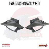 YAMAHA YZF R15 V3 INNER COVER PANEL 7 & 8 ORIGINAL HLY BK6-F117V-00 / BK6-F117W-00
