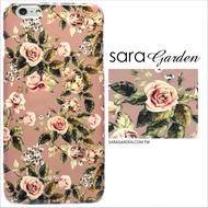 【Sara Garden】客製化 手機殼 蘋果 iphone5 iphone5s iphoneSE i5 i5s 低調 玫瑰花 碎花 保護殼 硬殼