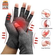 Compression Therapy Glove Open Finger Thumb Half Finger Sarung Tangan Terapi Fingerless