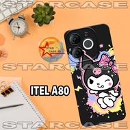 Softcase itel a80 /S31/Girl's Motif/case itel a80 /casing itel a80/silicone