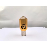 LED Motorcycle Headlight Bulb H4 BA20D with Super Bright Illumination
