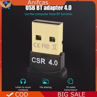 USB Bluetooth-compatible 4.0 Adapter Dongle CSR 4.0 Wireless Audio Receiver for