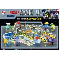 8 in 1 82296 Among Us Space Werewolf Killing Power Station Scenes Minifigure Assembly Toy Lego Build