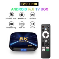 Salange H618 Smart TV Android 14 4GB 32GB 64GB Media Player Quad Core 5G Dual Wifi AV1 8K BT Wifi6 V
