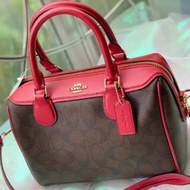 กระเป๋า COACH F32203 MINI BENNETT SATCHEL IN SIGNATURE Signature Mini Bennett model