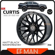 THAI ORI OASIS Wheels Sport Rim  18" 9JJ ET0 6X139.7 CURTIS 4X4 SAND BRONZE MATT BLACK OFF ROAD HILU