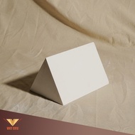 Kh7 - Plaster block for exam preparation for block V-H. Triangular cylinder. Exam preparation prism 