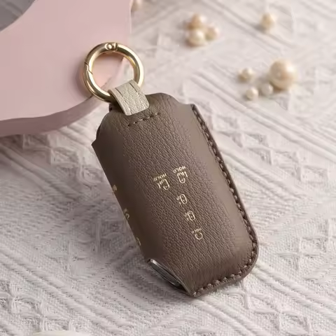 Leather Car Key Case Fob Cover for Kia Carnival Sedona 2021 Sorento MQ4 for KIA K7 K8 V6 2022 EV6 20
