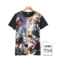 My Shirt Academia 3D Printinghero Trendy Kids Anime Shirt LP3D-714