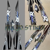 STRIPING STICKER Yamaha F1ZR FIZR fis r fiz r f1 zr 1997 1998 FULLSET Black Grey body list
