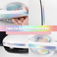 【8PCS】Car Door Bowl Protective Handle Stickers Scratch-proof Dust-proof Waterproof Color Door Bowl Protective Stickers