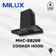 MILUX Cooker Hood MHC-S9299 AI Detect Speed Control SIRIM Built In Kitchen Chimney Cooking Exhaust T