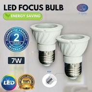 7W High Quality Focus E27 LED Light Bulb Lamp (Warm White 3000K/Cool White 4000K/Daylight 6500K) Mentol Lampu LED Bulb