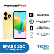 (NEW)TECNO Spark 20C Smartphone | 4GB+256GB / 8GB+128GB | Octa-core Processor | 50MP Dual Rear Camer