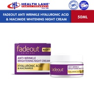 Fadeout Anti-Wrinkle Hyaluronic Acid & Niacinamide Whitening Night Cream (50ml)