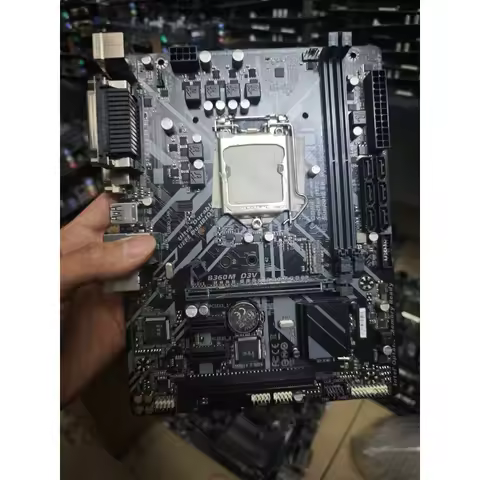 Used mATX Motherboard for GIGABYTE B360M D3V LGA1151 B360 DDR4 PCIe3.0 M.2 Support 8/9 Gen Intel Tes